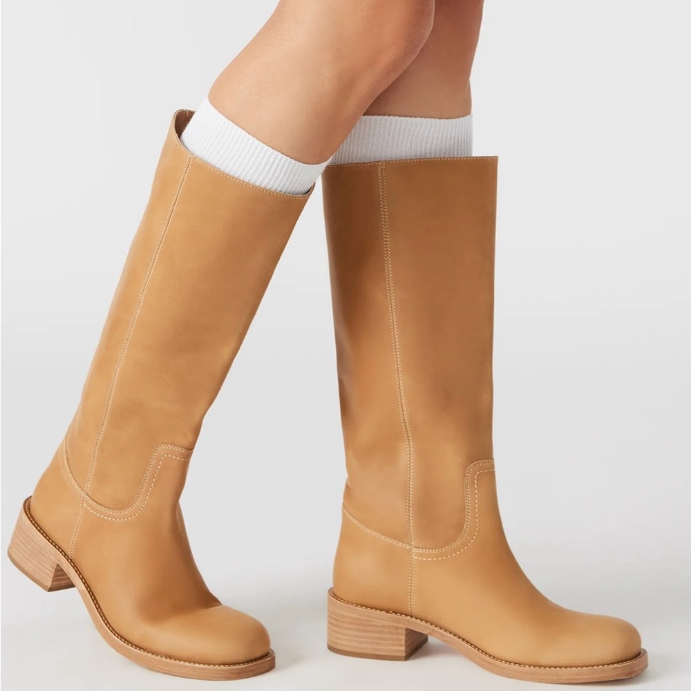 Steve Madden Riggs Banana Leather Boots
